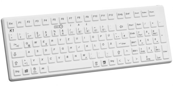Medical Keyboard K1 with implemented CleanRemind function